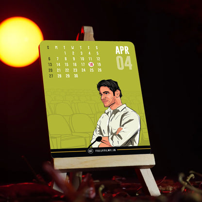 Prince Of Tollywood 2025 - Desk Calendar - Fully Filmy