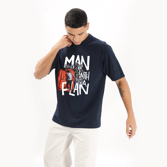 Man With A Plan Oversized T-Shirt - Fully Filmy