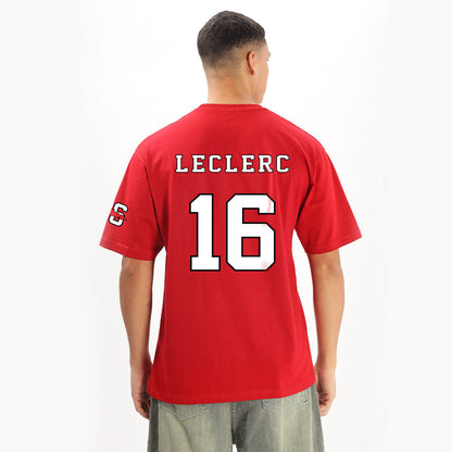 Lord Perceval Grand Prix Oversized T-Shirt (Front, Back & Left Sleeve) - Fully Filmy