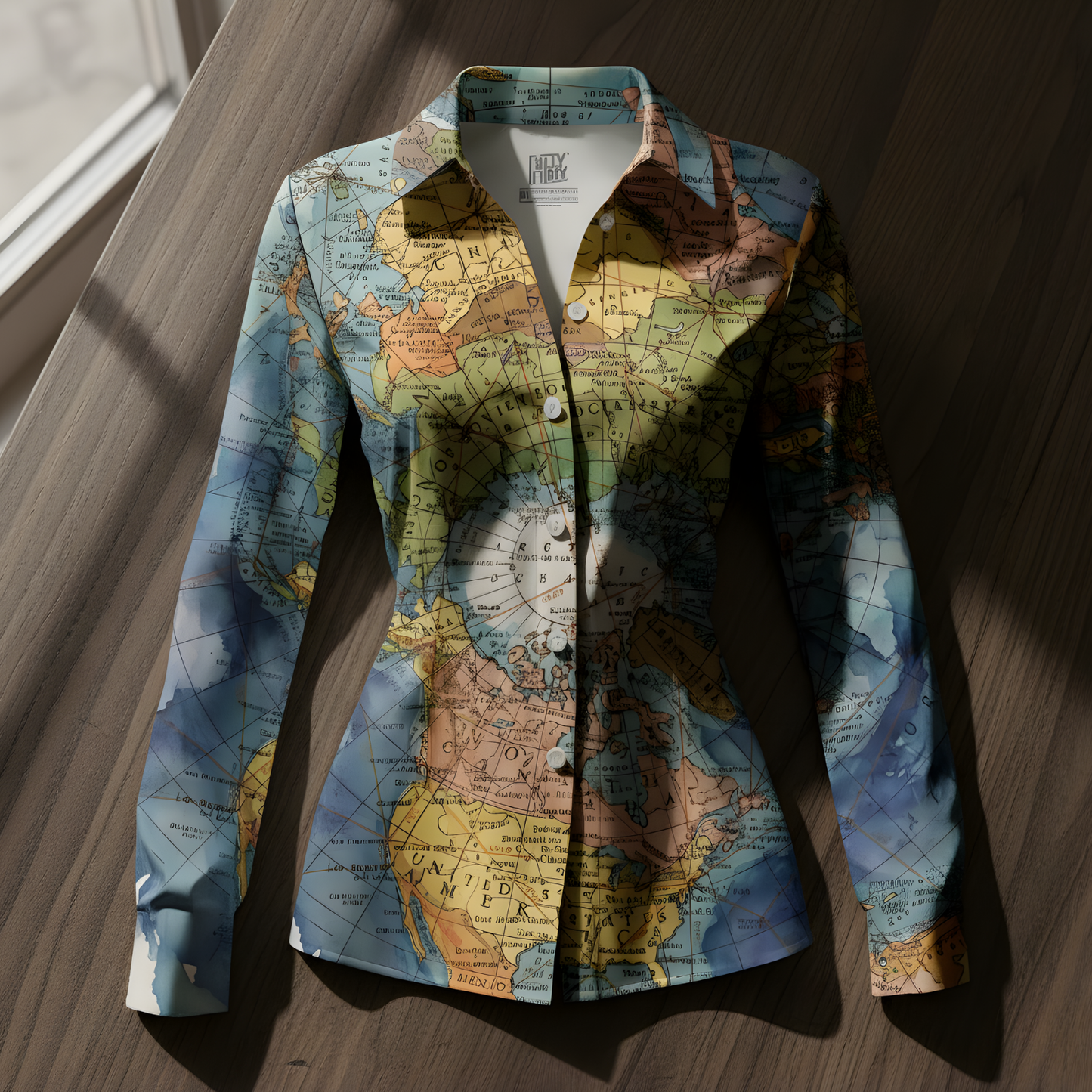 Around the World Women's Linen Shirt - Fully Filmy
