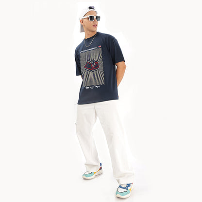 British Grand Prix Circuit Oversized T-Shirt - Fully Filmy