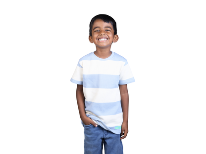 Breezy Stripes Boys Tee - Watermelon Boys