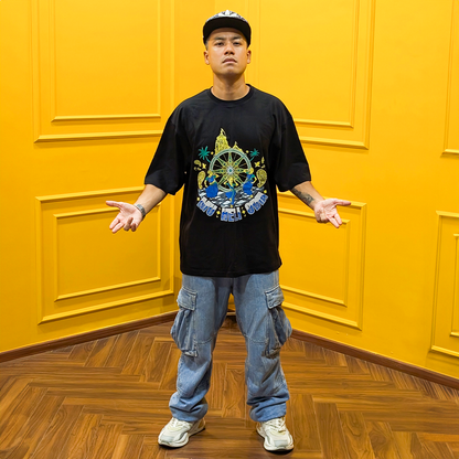 Mu Heli Odia (Blue Edition) | RBD Oversized T-Shirt - Fully Filmy