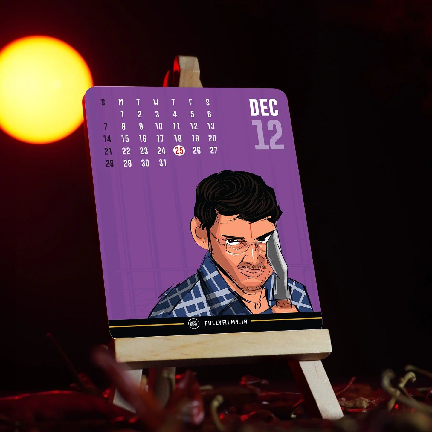 Prince Of Tollywood 2025 - Desk Calendar - Fully Filmy