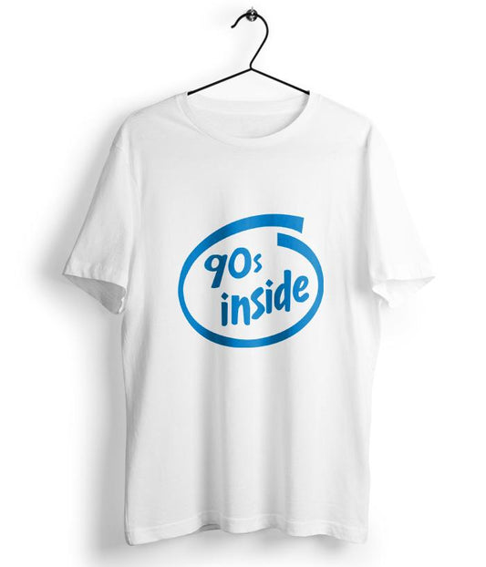 90s Inside T-Shirt - White - Fully Filmy - MadrascartFully Filmy