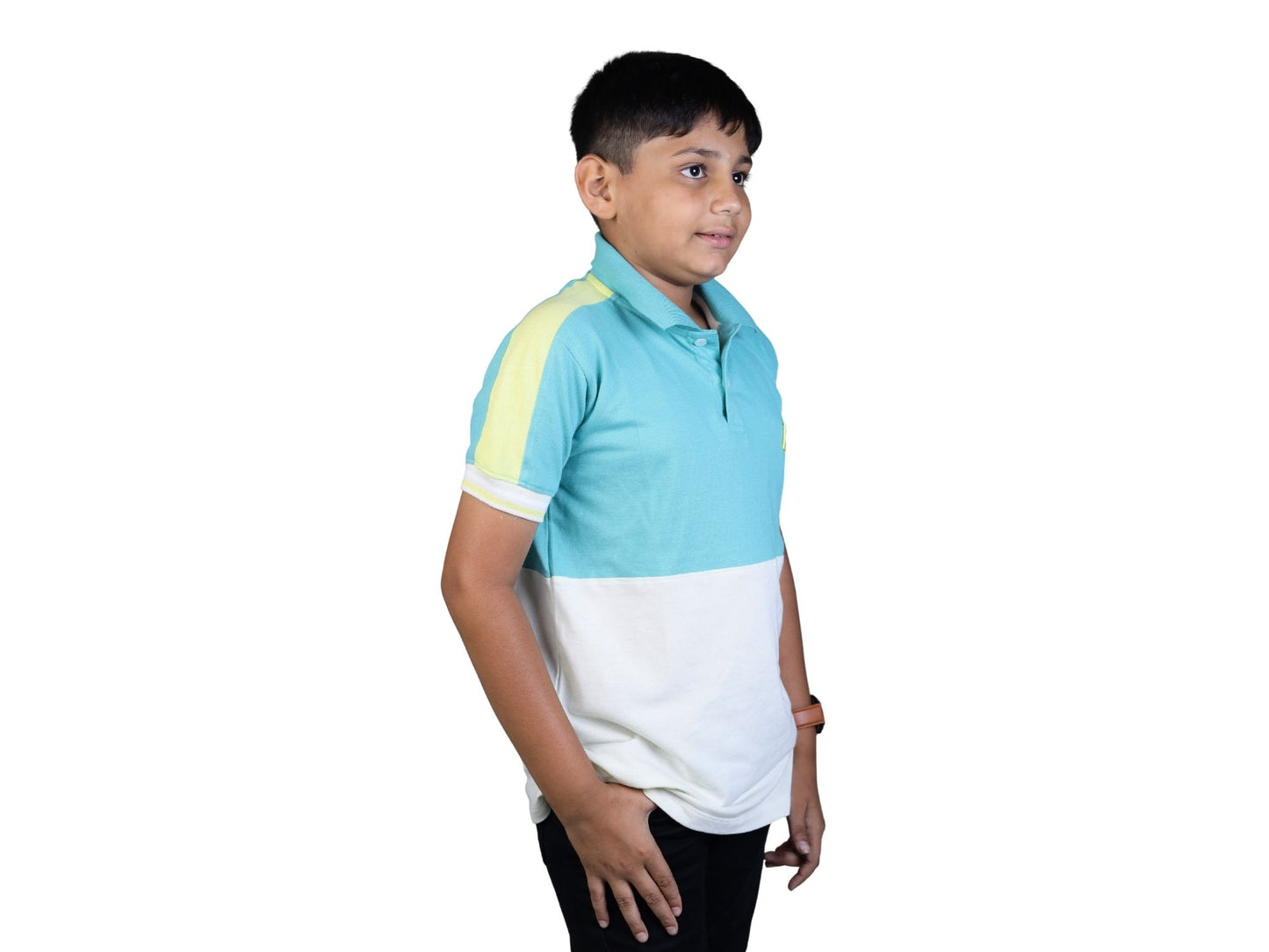 Color Clash Boy's Polo - Watermelon Boys