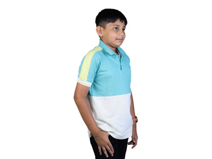 Color Clash Boy's Polo - Watermelon Boys