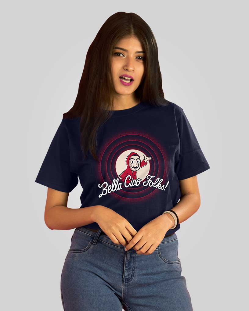 Bella Ciao Folks T-shirt - Fully Filmy