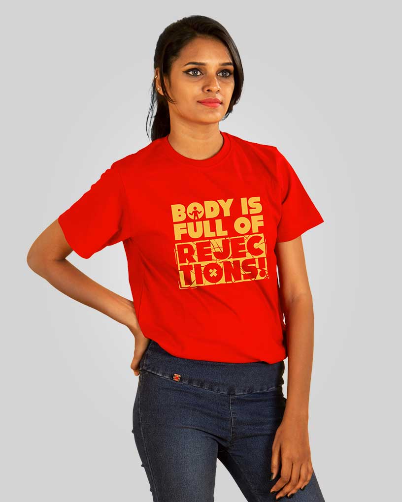 Body full of rejections T-shirt - Fully Filmy