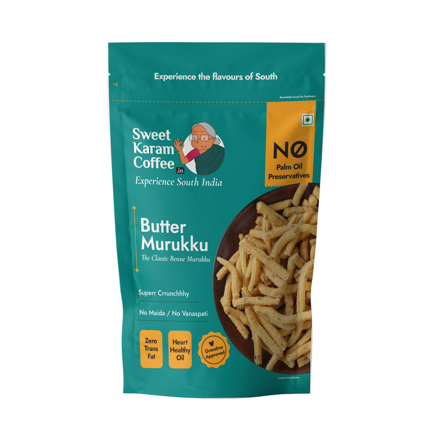 Butter Murukku 95g - Sweet Karam Coffee