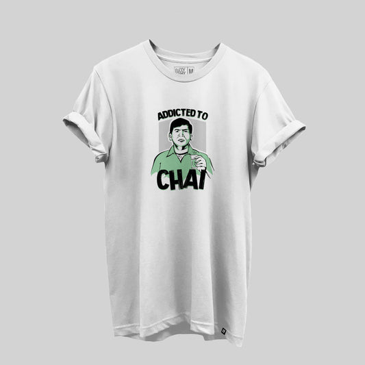 Addicted To Chai | Chai Kings Official T-Shirt (Front & Back) - Fully Filmy