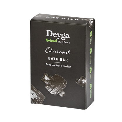 Charcoal Soap | Reduces Acne, Scars, and Blackheads | Deeply Cleanses and Detoxifies | Perfect for Oily Skin - Deyga Natural Skincare