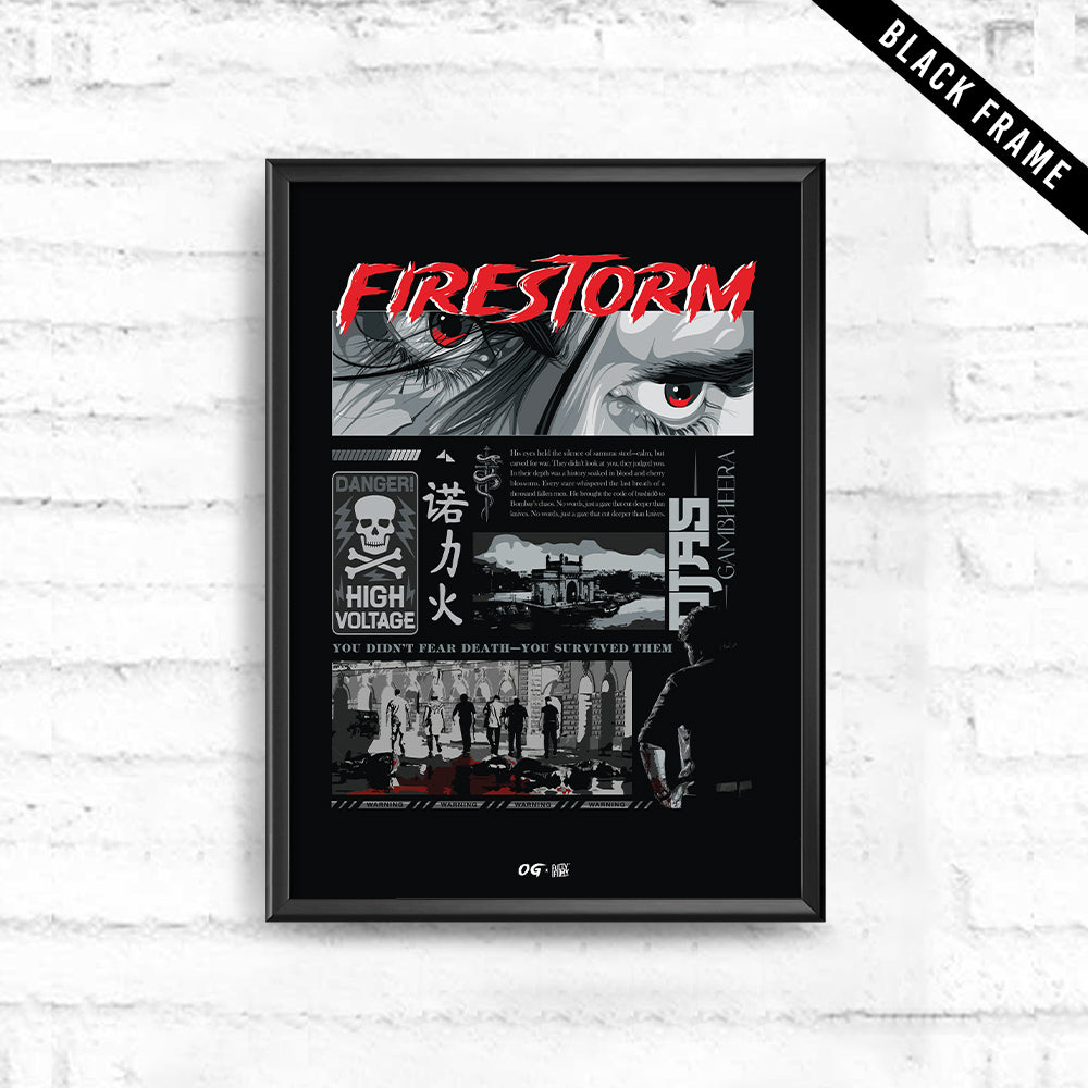 Firestorm is Coming Poster | OG Official Merchandise - Fully Filmy