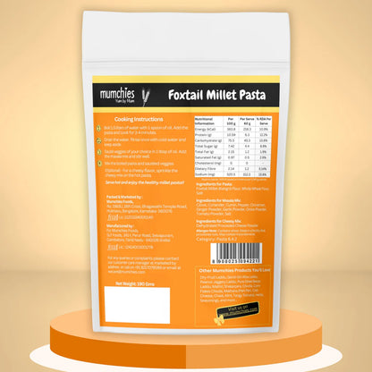 Foxtail Millet Pasta - Mumchies