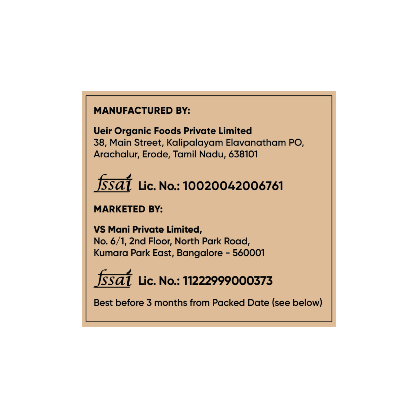 Idli Podi 150g - VS Mani