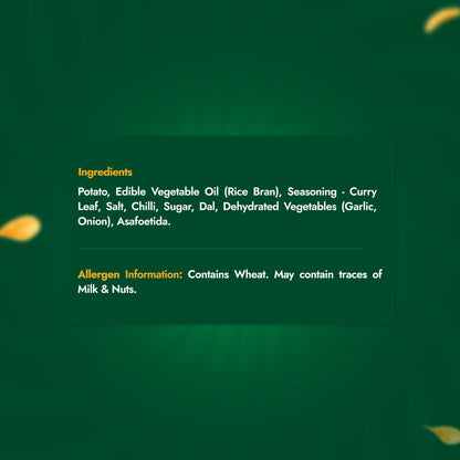 Potato Chips - Madras Curry Leaves 60g - Sweet Karam Coffee