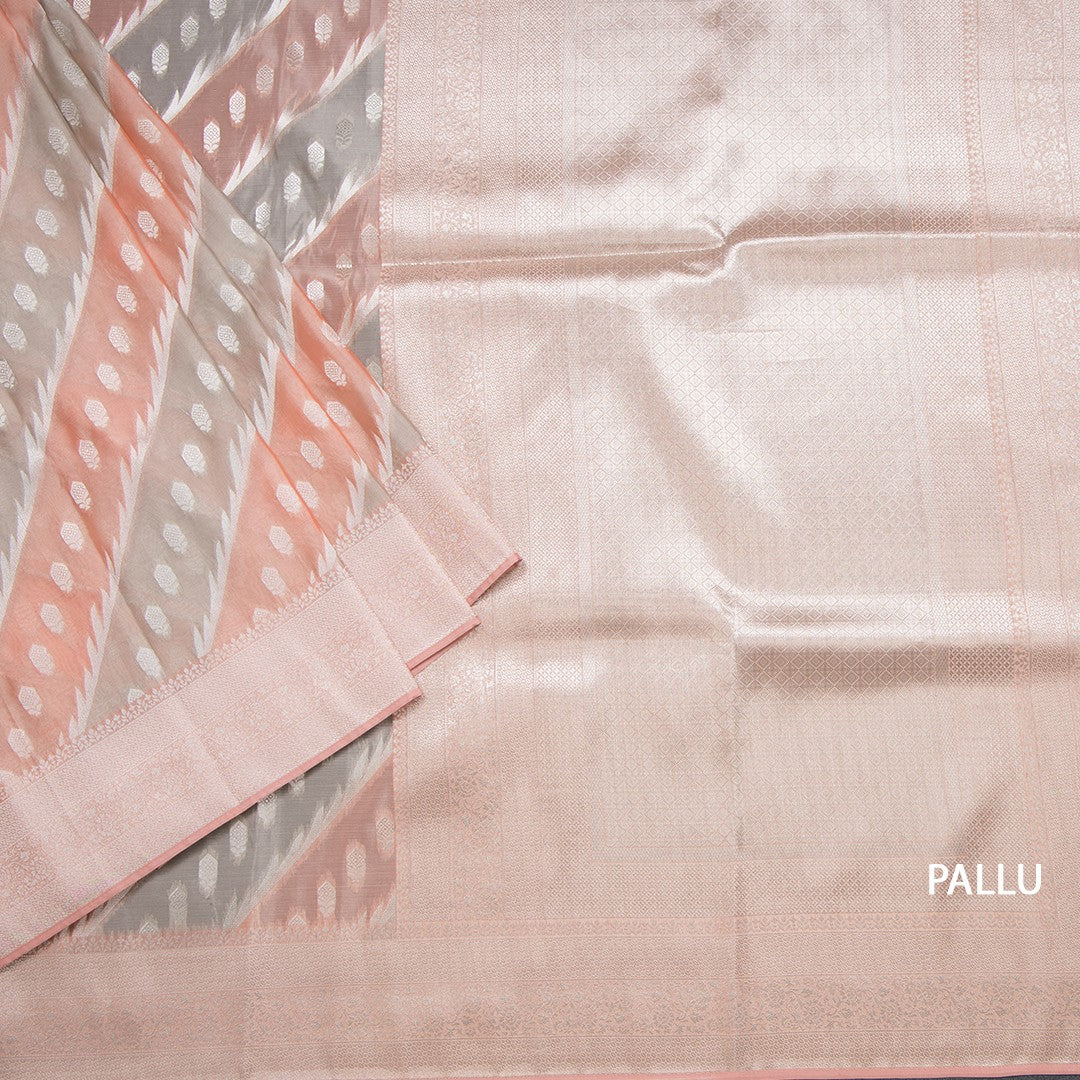 Tissue Multi Colour Zari Worked Saree 02