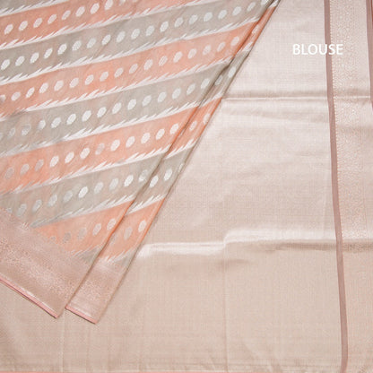 Tissue Multi Colour Zari Worked Saree 02