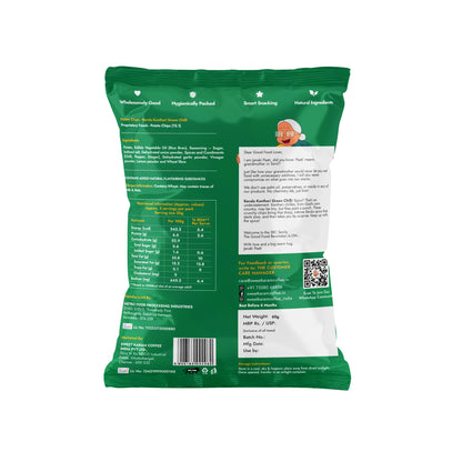 Potato Chips - Kerala Kanthari Green Chilli 60g - Sweet Karam Coffee