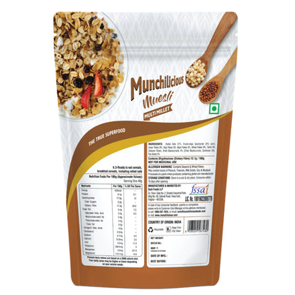 Multi Millet Muesli - Munchilicious (350gms)