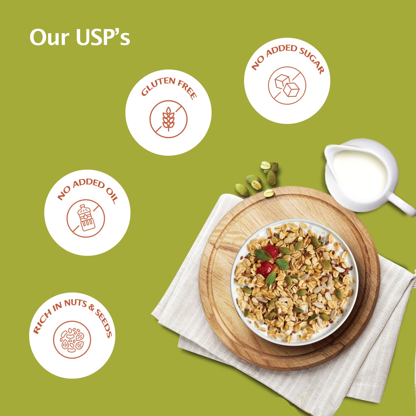 Super Seed Muesli - Munchilicious (350gms)
