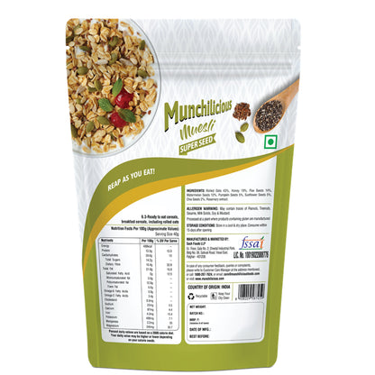 Super Seed Muesli - Munchilicious (350gms)