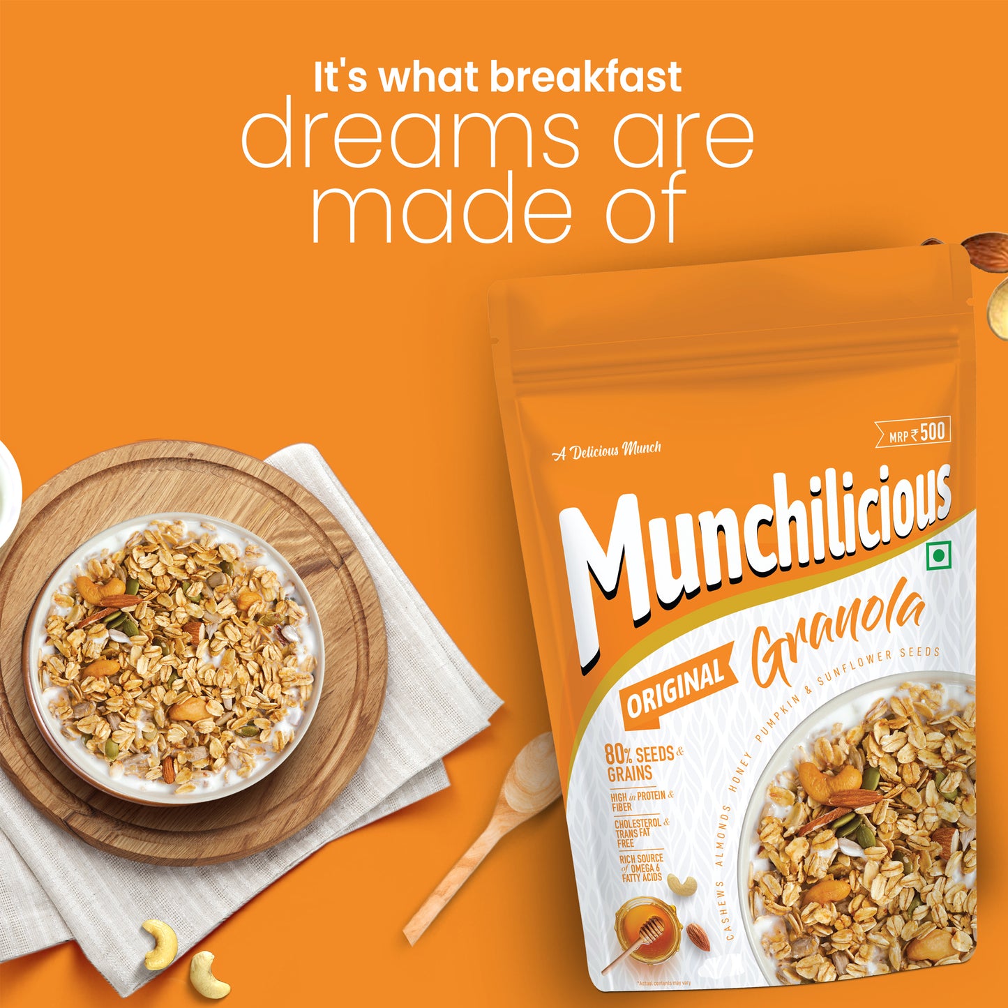 Original Granola - Munchilicious (350gms)
