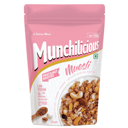 Fruit & Nut Muesli - Munchilicious (350gms)
