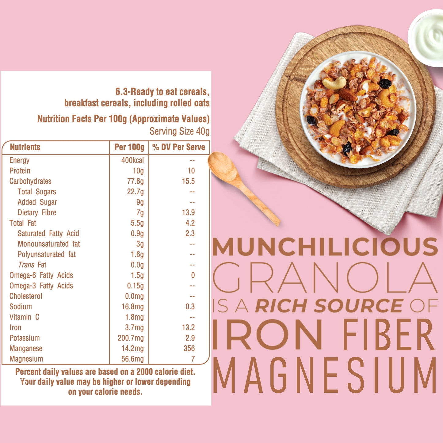 Fruit & Nut Muesli - Munchilicious (350gms)