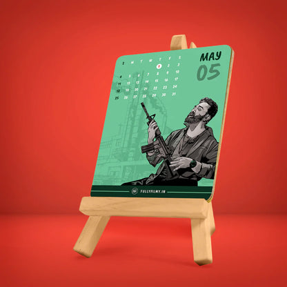 Universal Hero 2025 - Desk Calendar - Fully Filmy