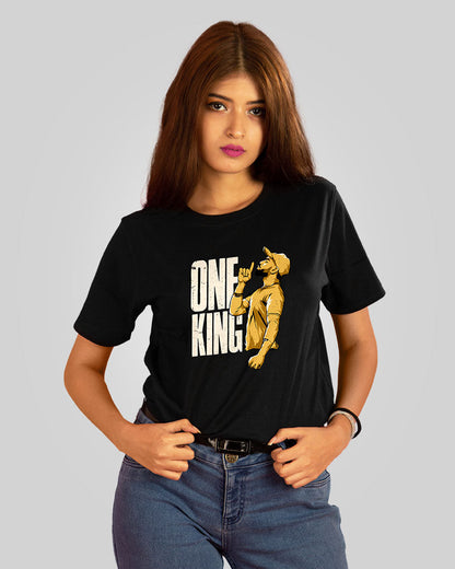 One King | Black Edition T-Shirt - Fully Filmy