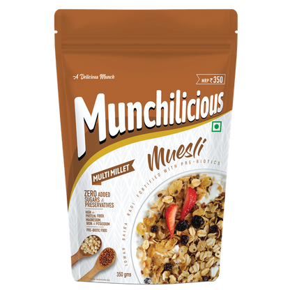 Multi Millet Muesli - Munchilicious (350gms)