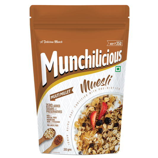 Multi Millet Muesli - Munchilicious (350gms)