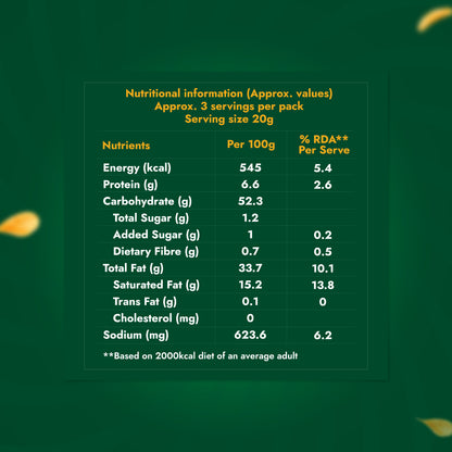 Potato Chips - Madras Curry Leaves 60g - Sweet Karam Coffee