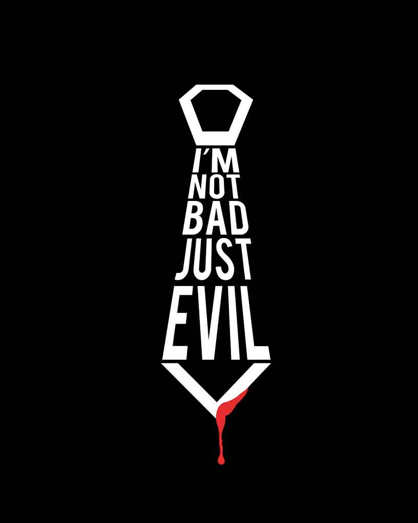 Just Evil T-Shirt - Fully Filmy