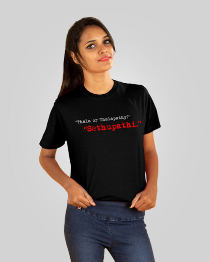 Sethupathi Fan Tribute T-Shirt - Fully Filmy