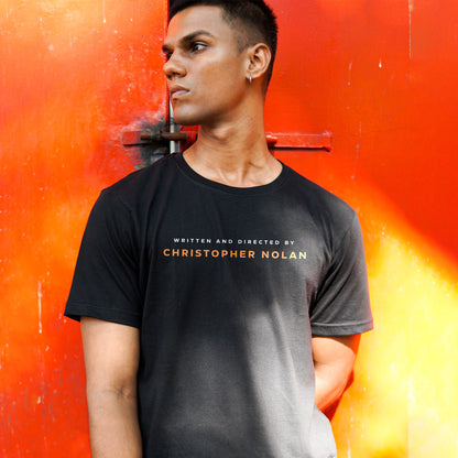 Written And Directed By Nolan T-Shirt - Fully Filmy