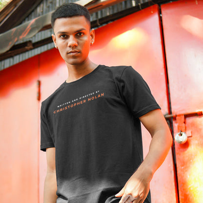Written And Directed By Nolan T-Shirt - Fully Filmy