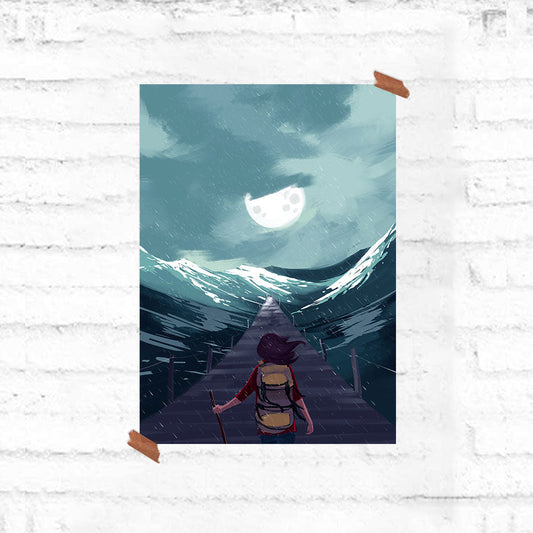 The Unknown Bridge - Travel Poster - Fully Filmy