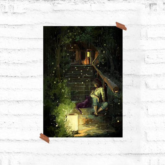 The Magical Fireflies - Monsoon Poster - Fully Filmy