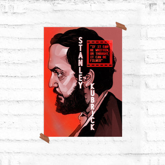 Stanley Kubrick Tribute Poster - Fully Filmy