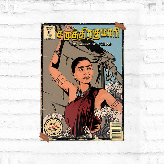The Queen Of Oceans | Official PS-2 Comic Poster - Fully Filmy