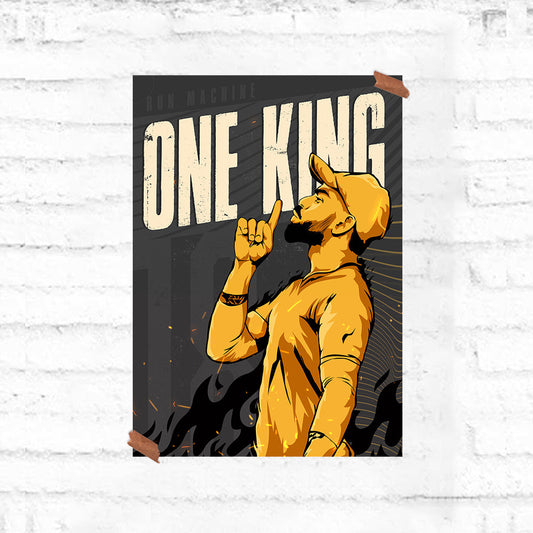 One King | Kohli Tribute Poster - Fully Filmy