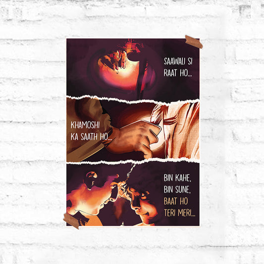 Saawali Si Raat Ho - Barfi Tribute Poster - Fully Filmy