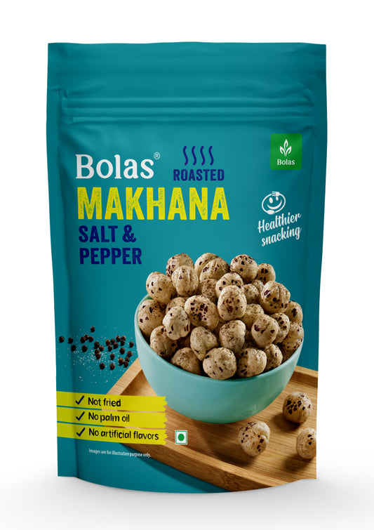 Salt & Pepper Makhana 50g - Bolas