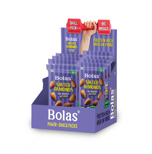 Salted Almonds 25g (Pack of 8) - Bolas