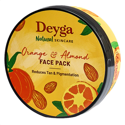 Orange & Almond Face Pack 100 Gram - Deyga Natural Skincare