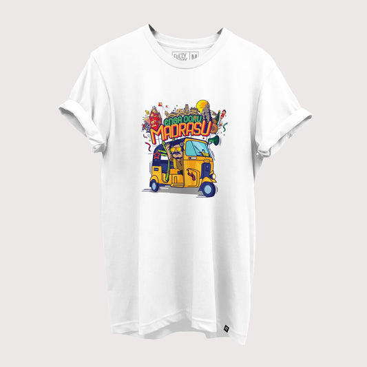 Enga Ooru Madrasu | White Edition T-Shirt - Fully Filmy