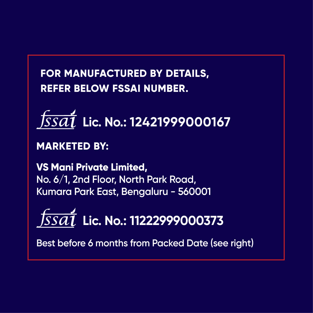 Madras Mixture 130g, No Palm Oil  - VS Mani