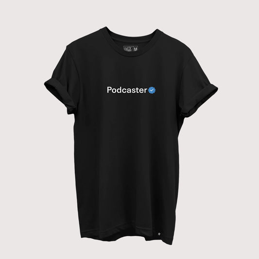Verified Podcaster T-Shirt - Fully Filmy